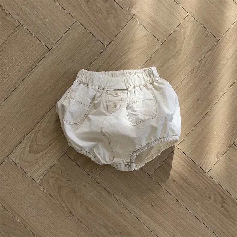 Wholesale Baby Simple Solid Color Shorts - Image 5