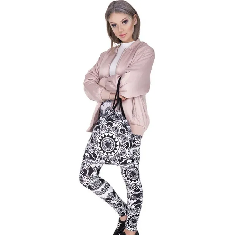 Modern Fashion Geometric Modern Aesthetics Printed Storage Drawstring Bag - Image 4