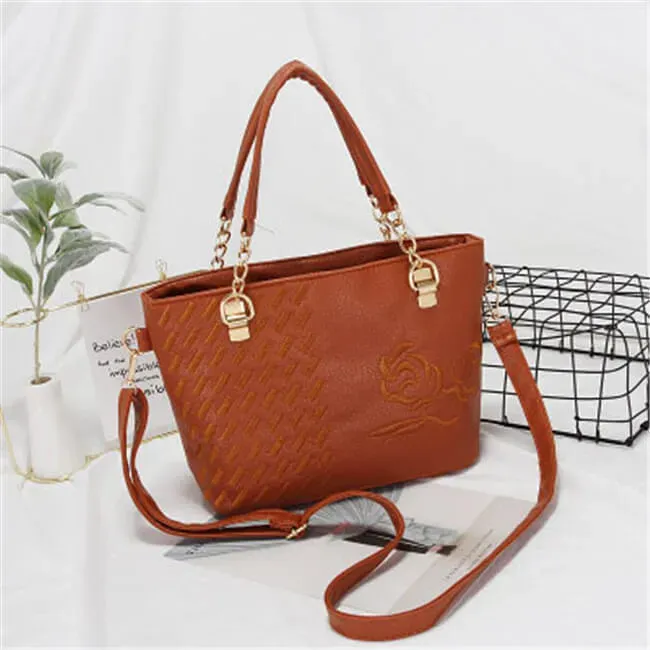 Women Fashion Large Capacity Embroidery Shoulder Bag - Image 7