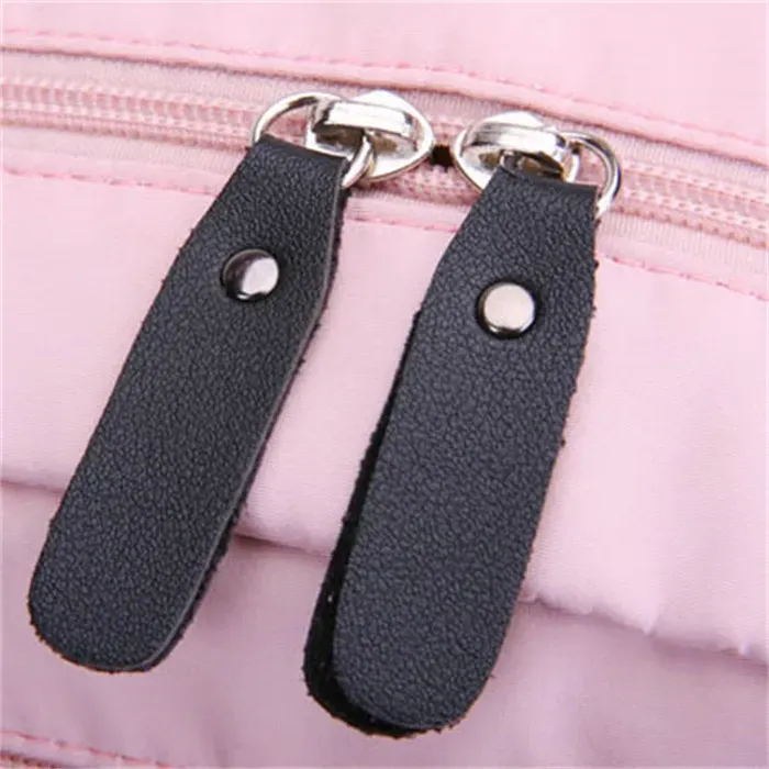 Women Fashion Pompon Decorative Lace Up Backpack - Image 9