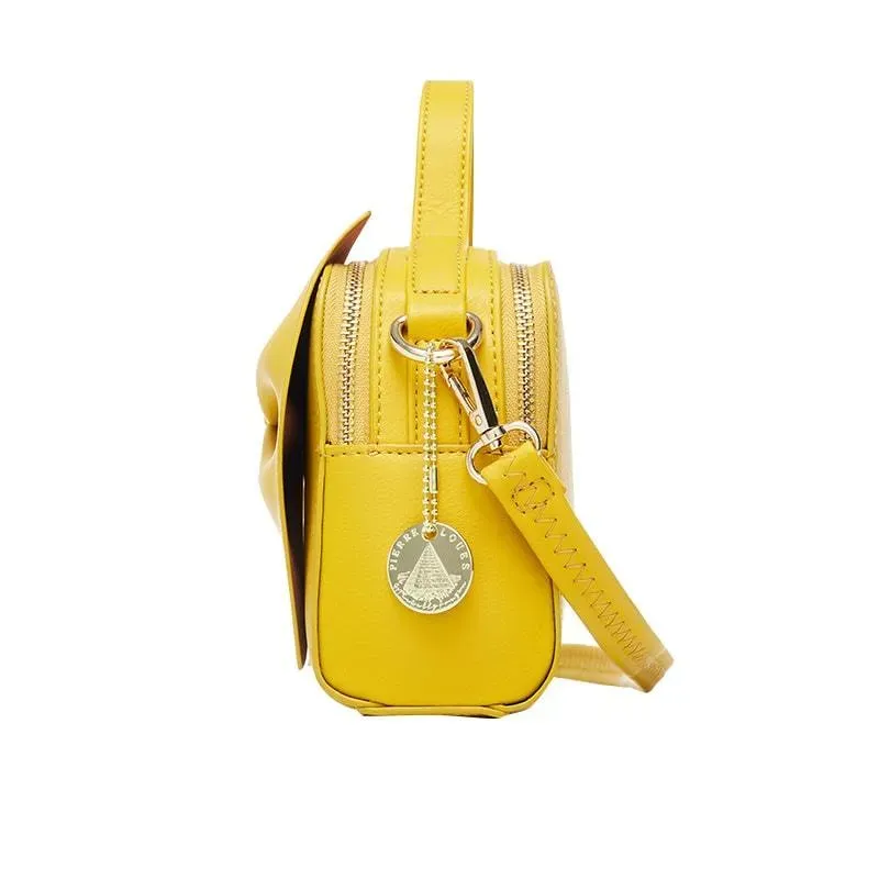 Women Fashion Solid Color Bow Decoration Shoulder Bag - Image 3