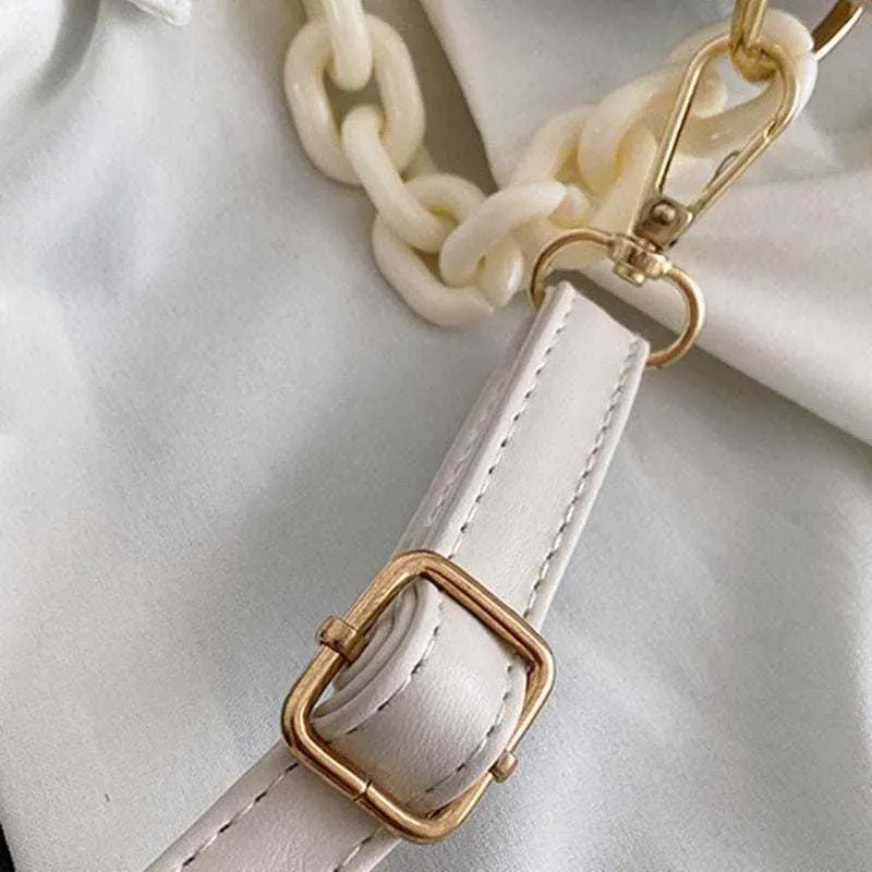 Women Fashion Adjustable Strap Square Flap Bag - Image 17