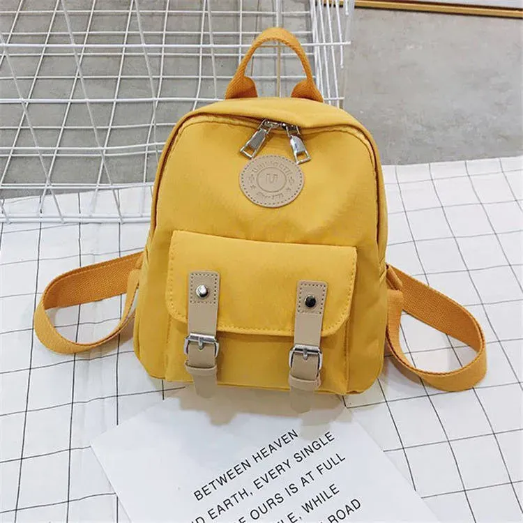Women Fashion Color Blocking Large Capacity Backpack
