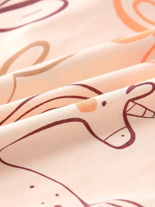 Wholesale Kids Girls' Fashion Autumn And Winter Printed Round-Neck Long Sleeve Sweatshirt Jogger Pants Two-Piece Set - Image 5