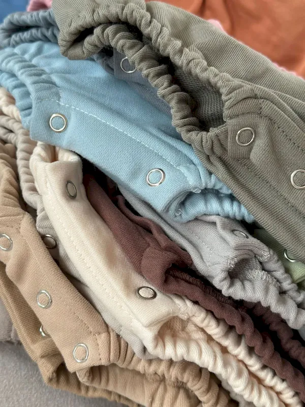 Wholesale Kids Baby Boys And Girls Fashion Simple Solid Color Round-Neck Long-Sleeve Rompers - Image 5