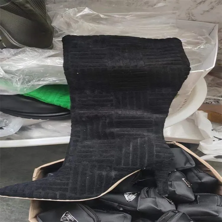 Plus Size Suede Pointed Toe Stiletto High Boots - Image 9