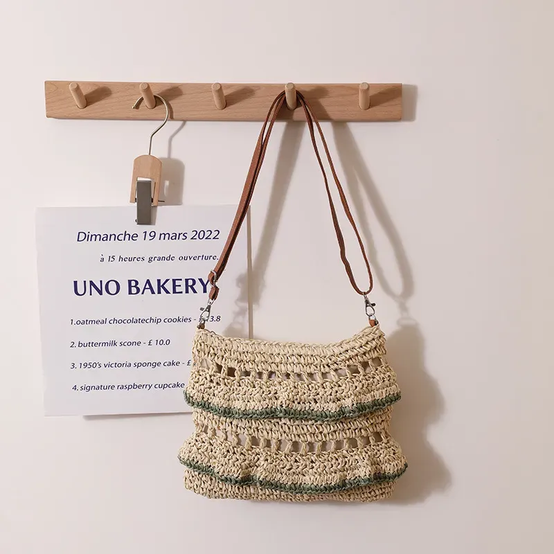 Bohemian Vacation Casual Woven Tote Bag - Image 7