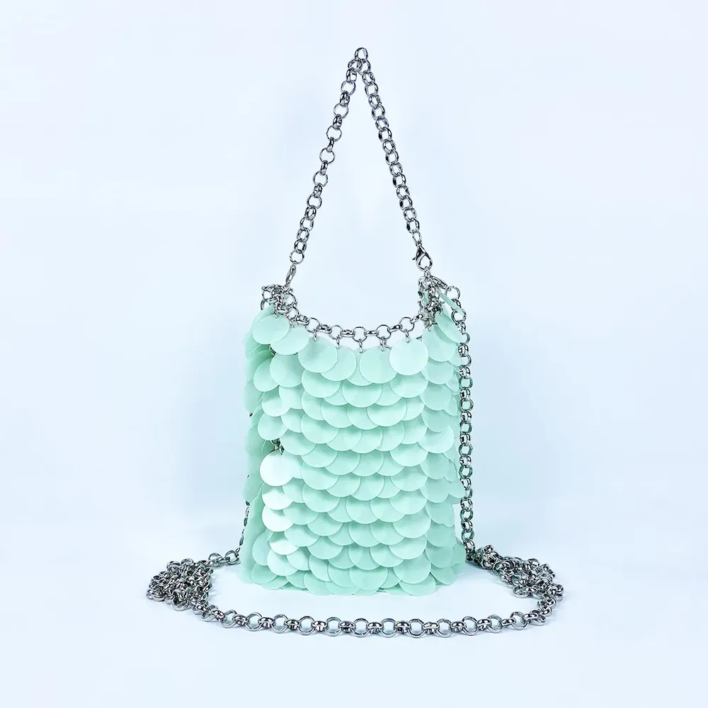 Women Fashion Chain Face Evening Bag - Image 5