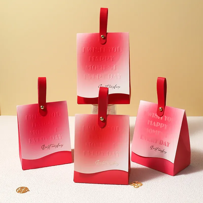 Simple Creative Gradient Wedding Candy Gift Packaging Bag