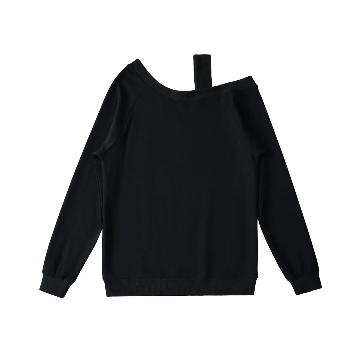 Women Fashion Loose Long-Sleeved Blank Sweatshirt - Image 4