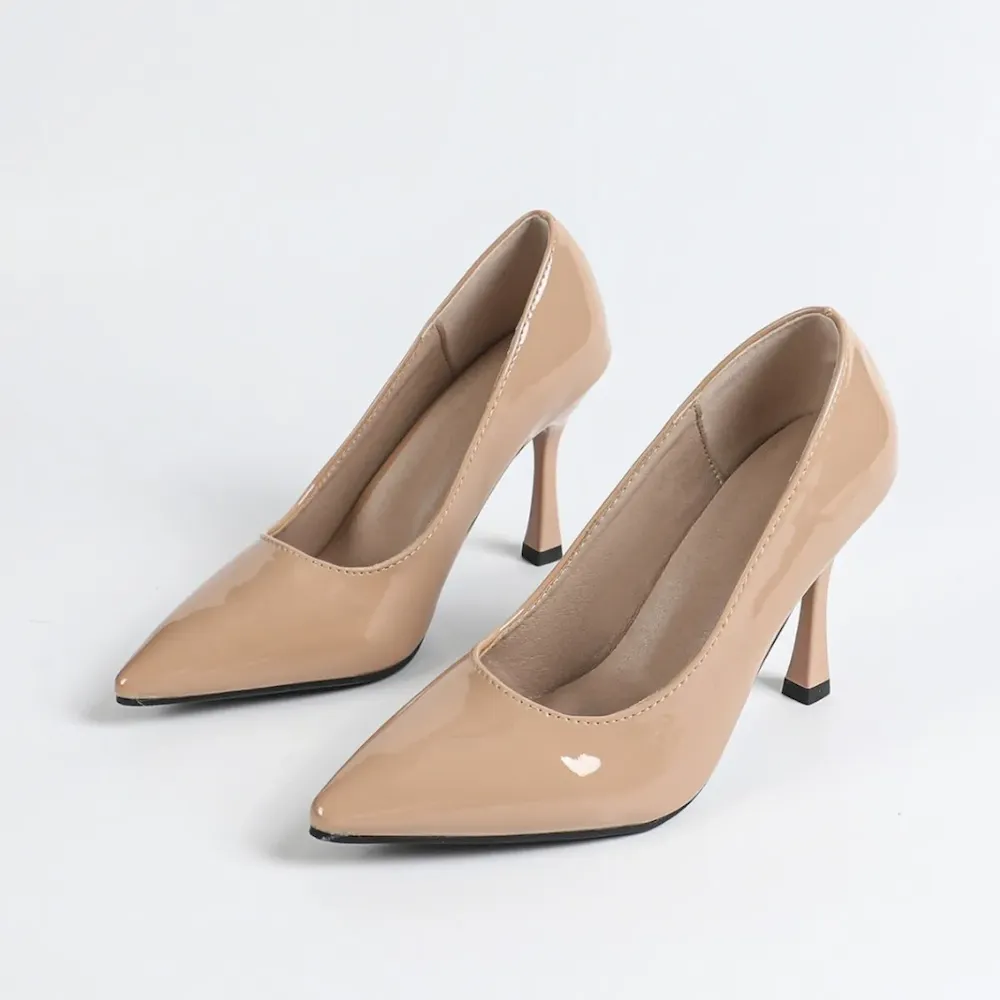 Women Fashion Solid Color Pointed Toe High Heel Shoes - Image 4