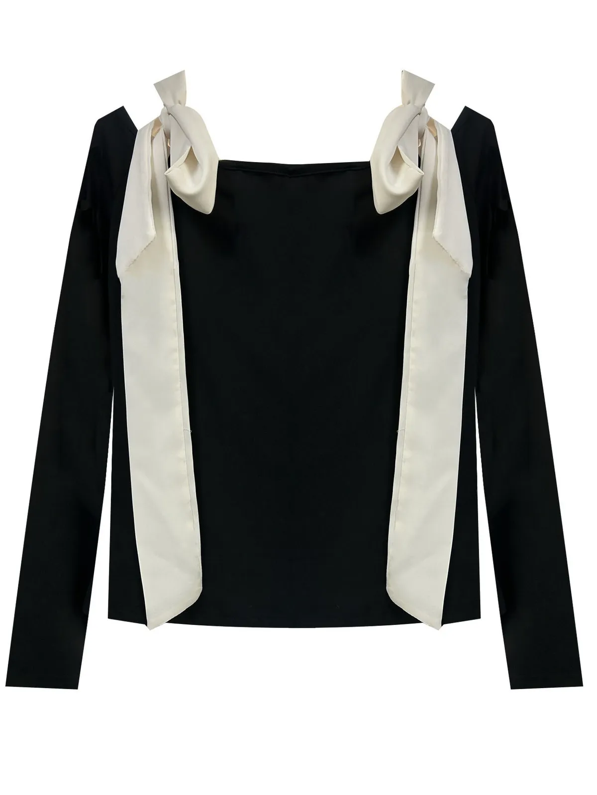 Women'S Fashion Long-Sleeved Shoulder Top - Image 6