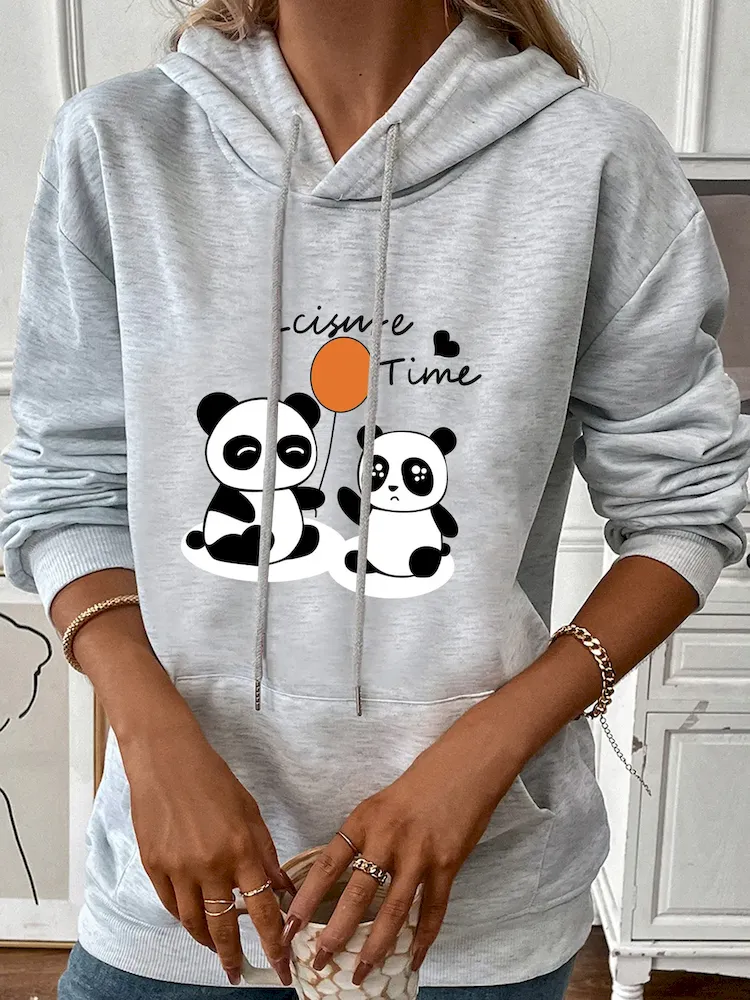 Women Casual Print Hoodie - Image 2