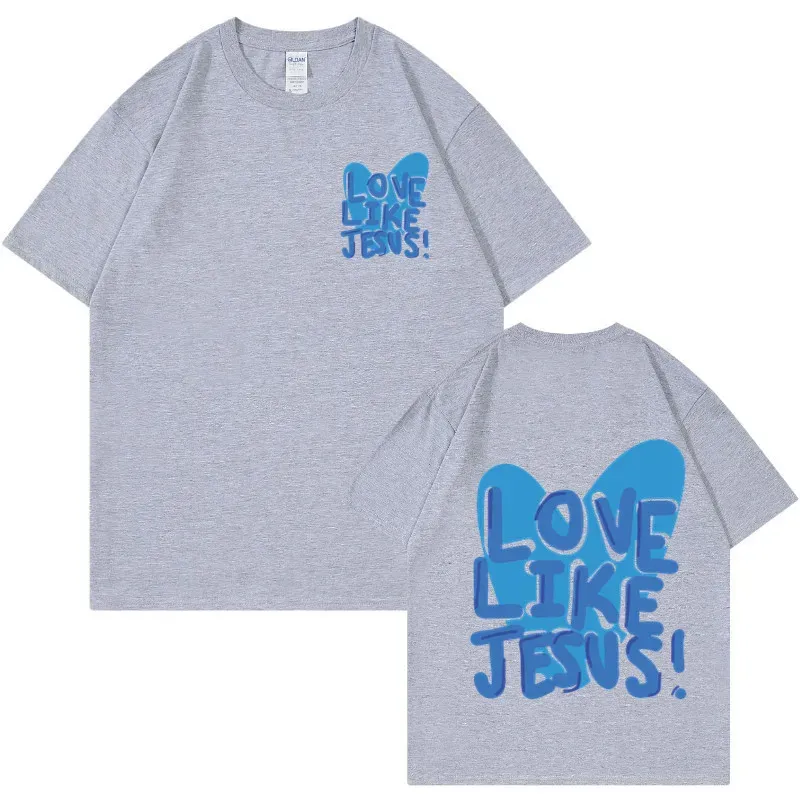 Women Fashion Casual Letter Printed Round Neck Short-Sleeve Loose T-Shirt - Image 5