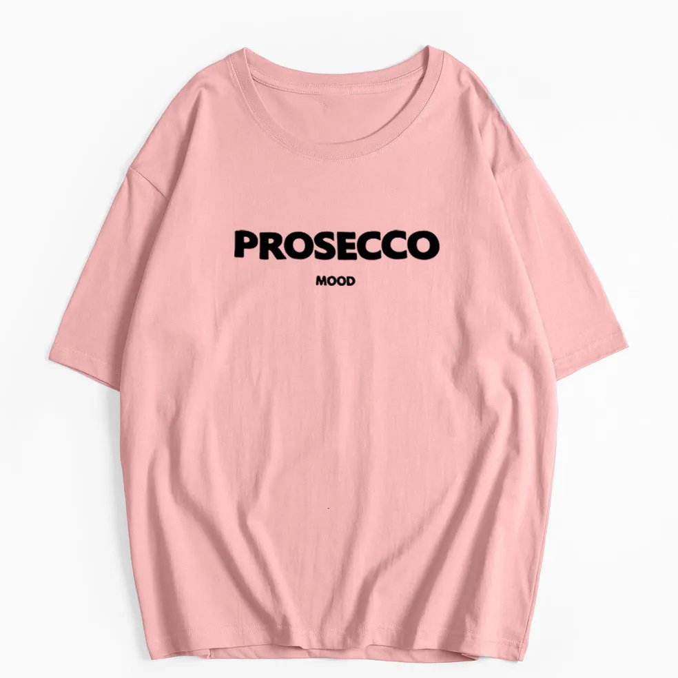 Women Fashion Casual Cotton Letter Printed Round Neck Short-Sleeve Loose T-Shirt - Image 9