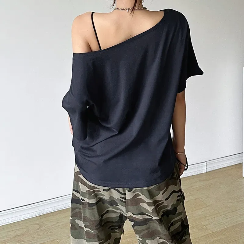 Summer Women Street Fashion Letter Print Short Sleeve T-Shirt - Image 4