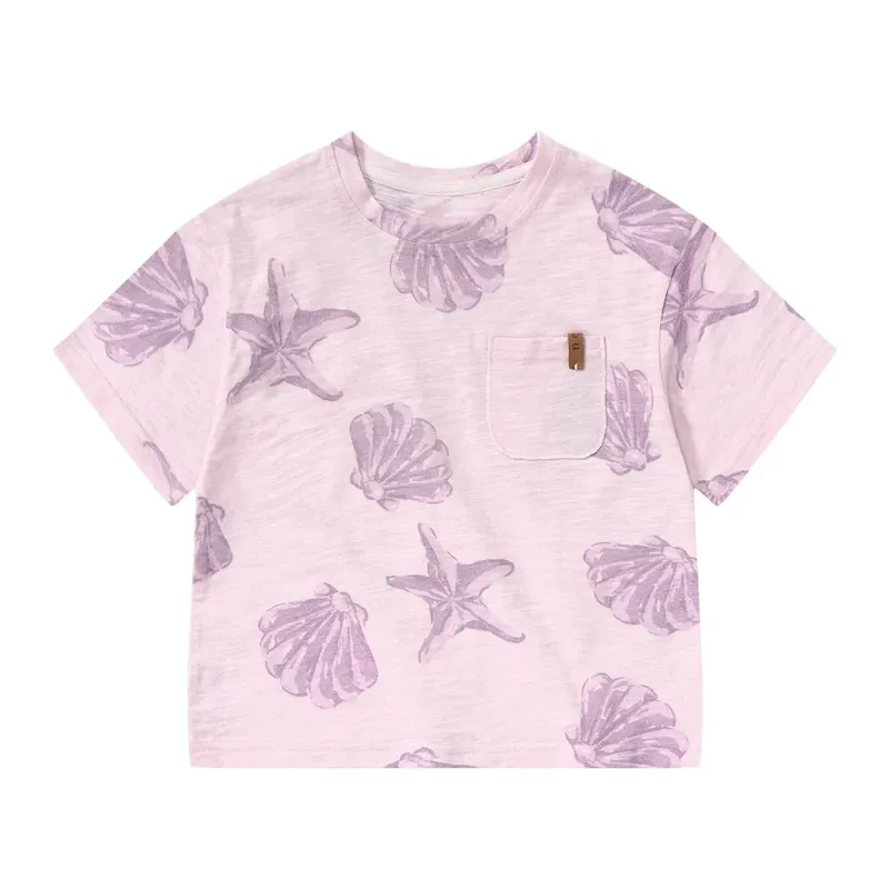 Wholesale Kids Short-Sleeved Summer Cotton T-Shirt - Image 4