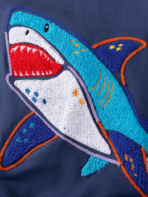 Wholesale Kids Boy'S Fashion Cartoon Autumn Printed Round-Neck Long-Sleeve Sweatshirt Loose Pants Two-Piece Set - Image 4