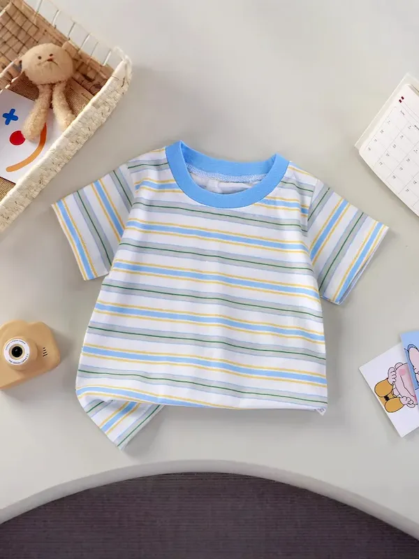 Wholesale Kids Boys And Girls Fashion Cartoon Short-Sleeve T-Shirt - Image 3